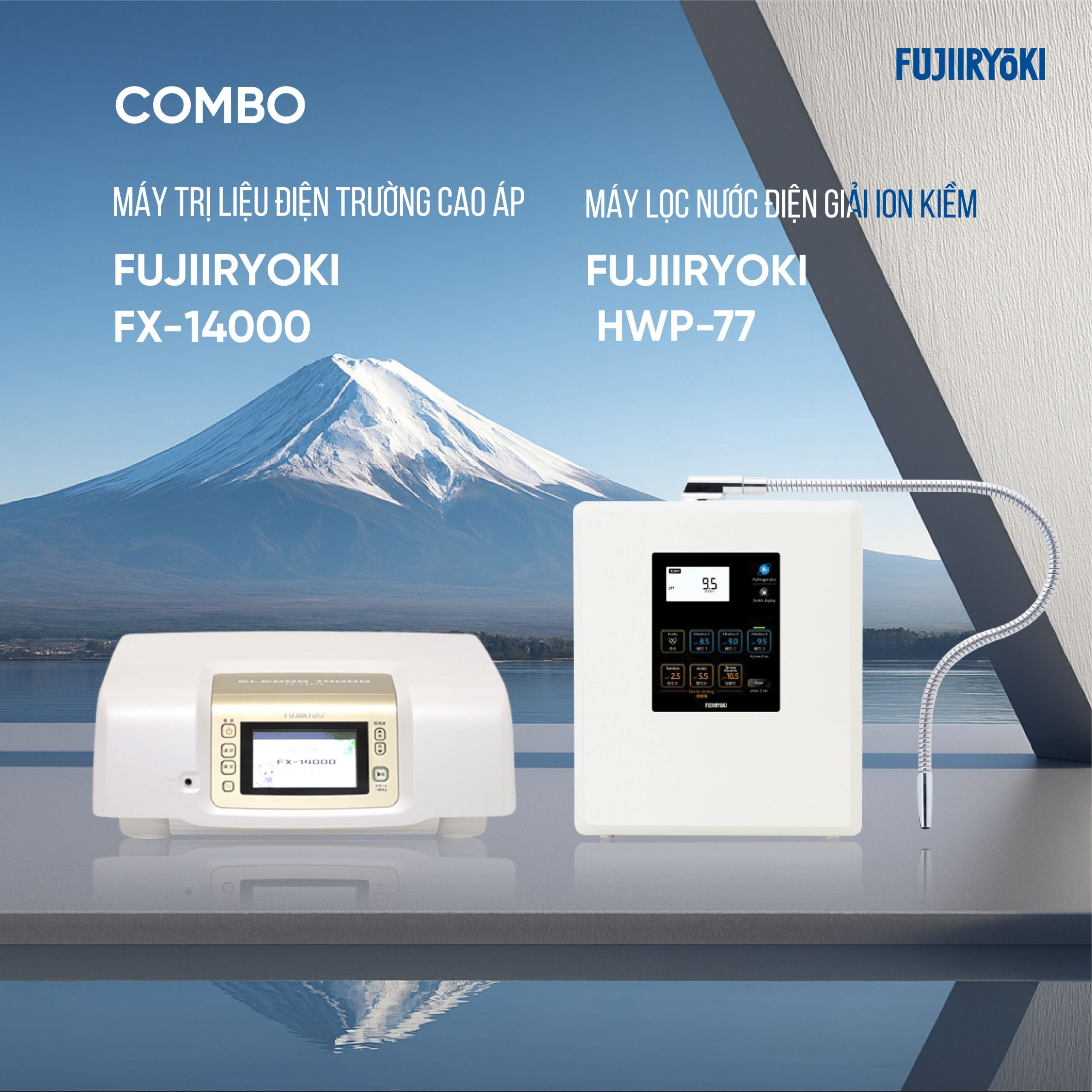 SOF-2025-01957-Combo-May-dien-truong-cao-ap-Eledog-FX-14000-va-May-loc-nuoc-dien-giai-ion-kiem-HWP-77