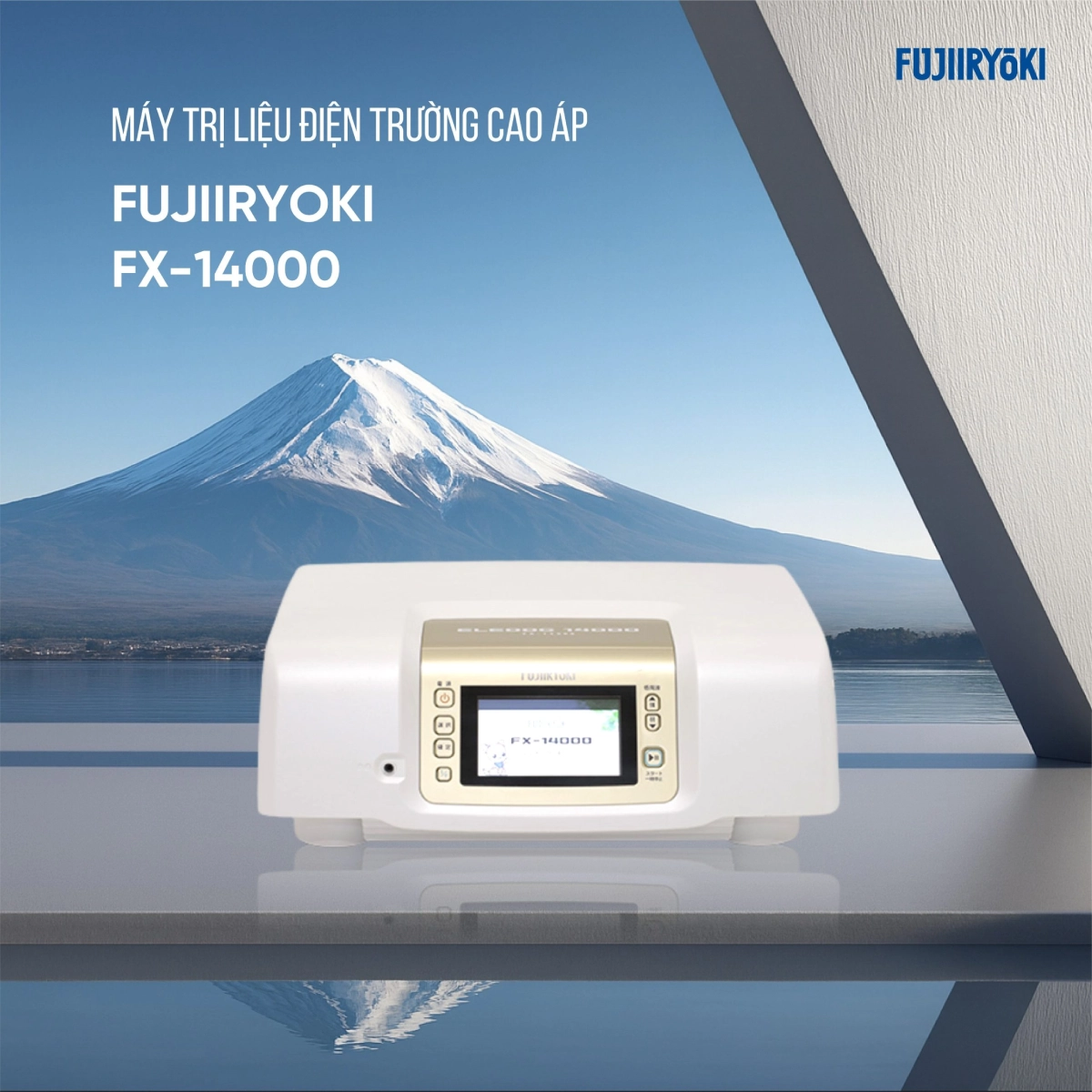 Fujiiryoki FX 14000 – Máy Trị Liệu Điện Trường Cao Áp Đạt Chuẩn Y Tế
